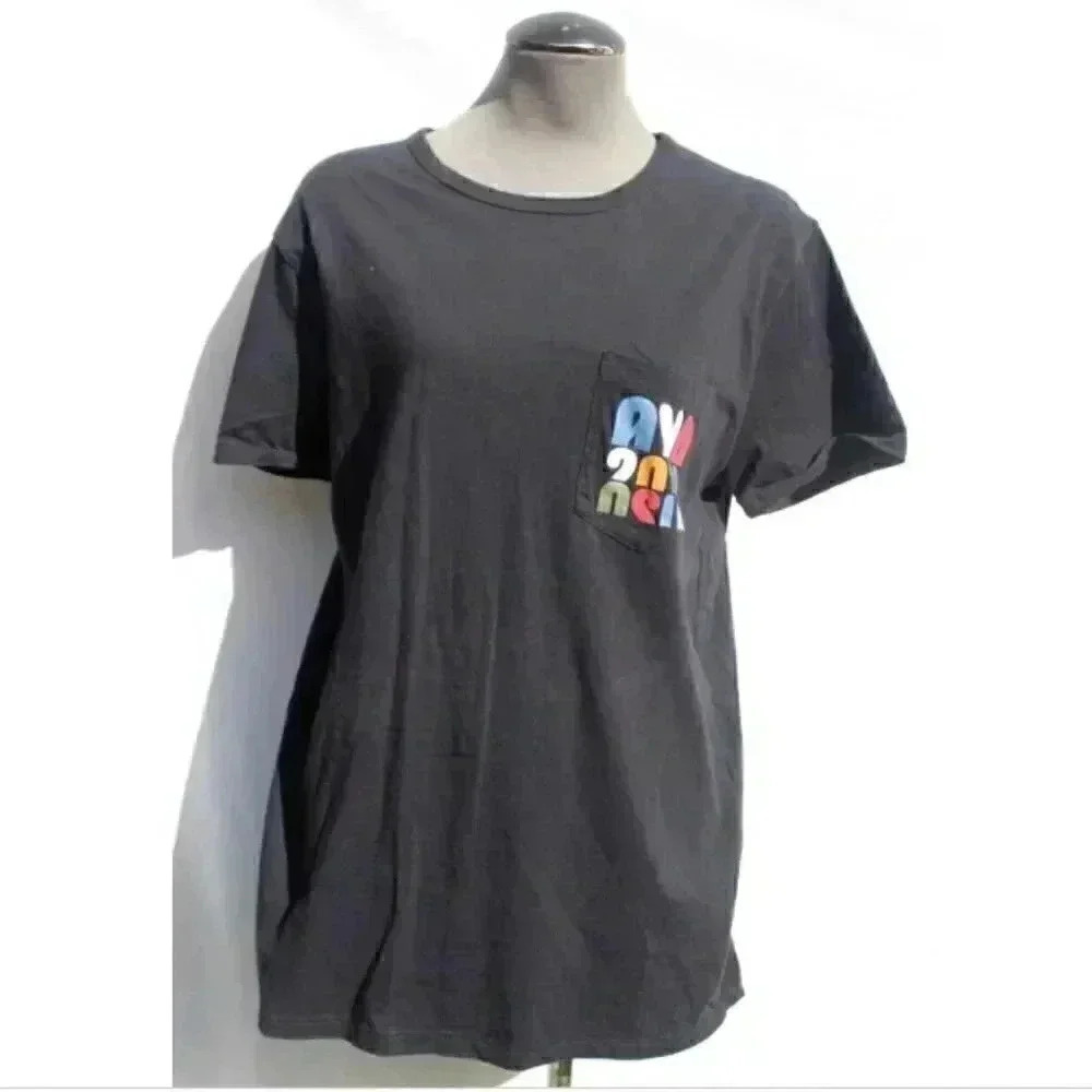 Vtg 2012 AYA Bjork Rolling Stones Graphic Tee Concert T-Shirt Tee Shirt L